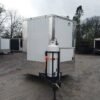 8.5 x 22 White BBQ Trailer with included Royal Ranges cookline and 10-foot porch