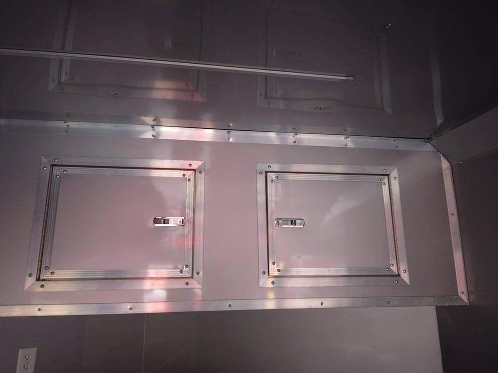 8.5′ x 20′ Charcoal Grey Concession Food Trailer — photo 4