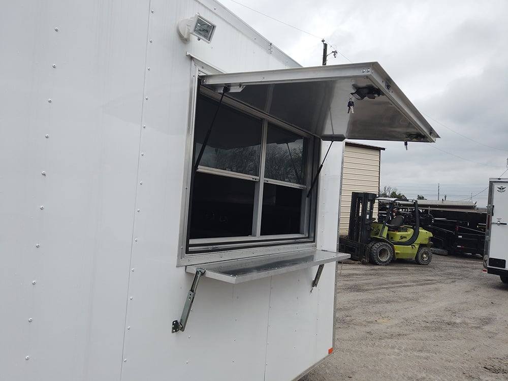 Concession Trailer 8.5′ X 22′ White BBQ Event Catering — photo 12