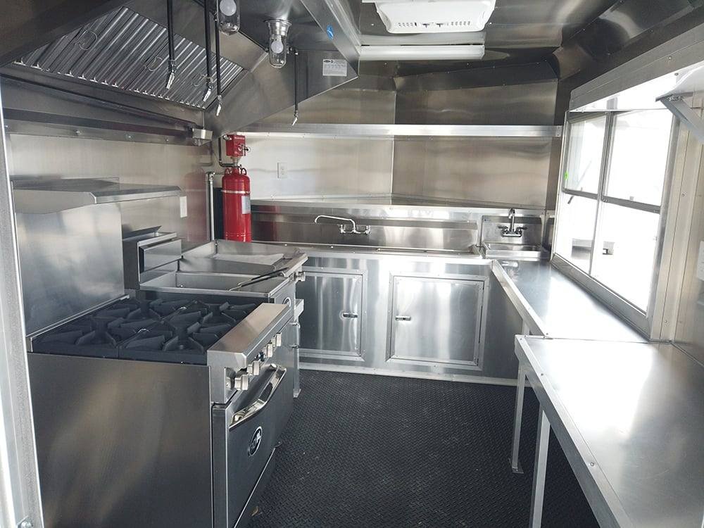 Concession Trailer 8.5′ X 22′ White BBQ Event Catering — photo 15