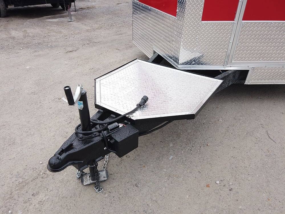 8.5′ x 18′ Red Elite Style Concession Food Trailer — photo 5