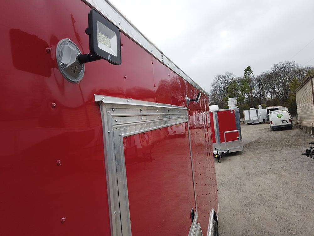 8.5′ x 18′ Red Elite Style Concession Food Trailer — photo 4