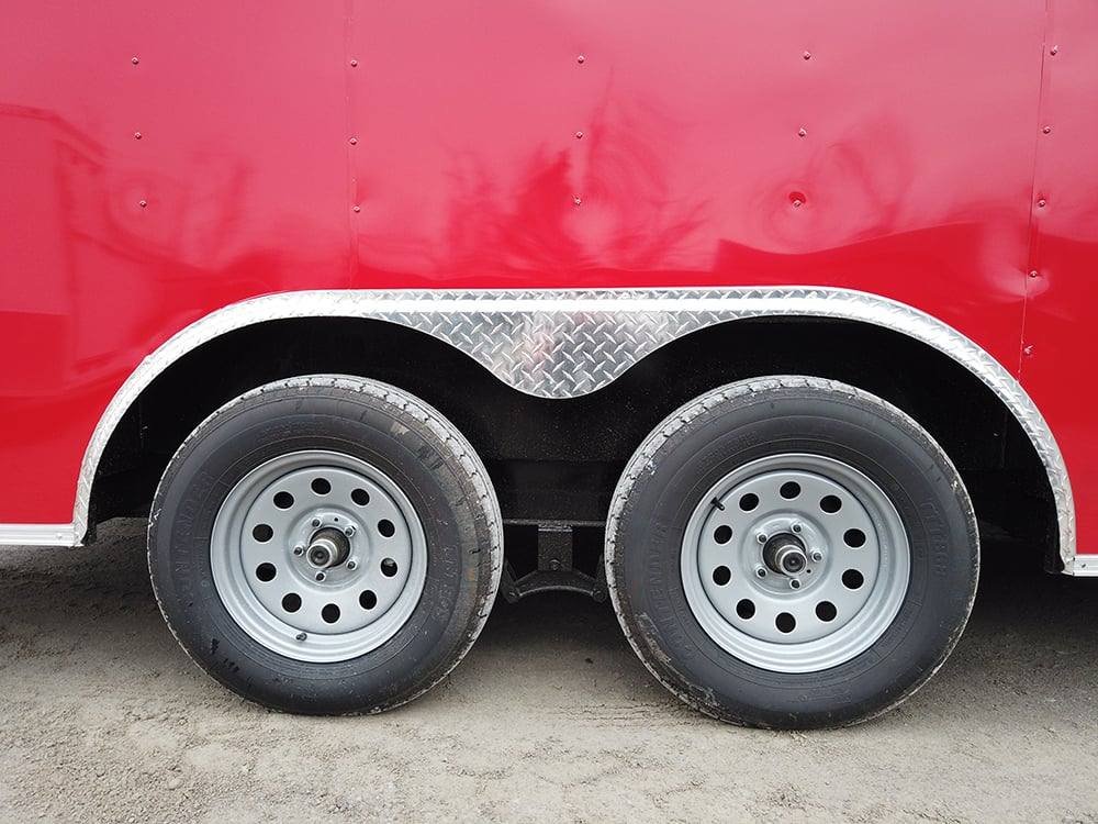 8.5′ x 18′ Red Elite Style Concession Food Trailer — photo 3