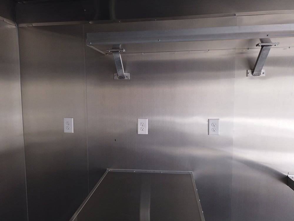 8.5′ x 18′ Red Elite Style Concession Food Trailer — photo 7