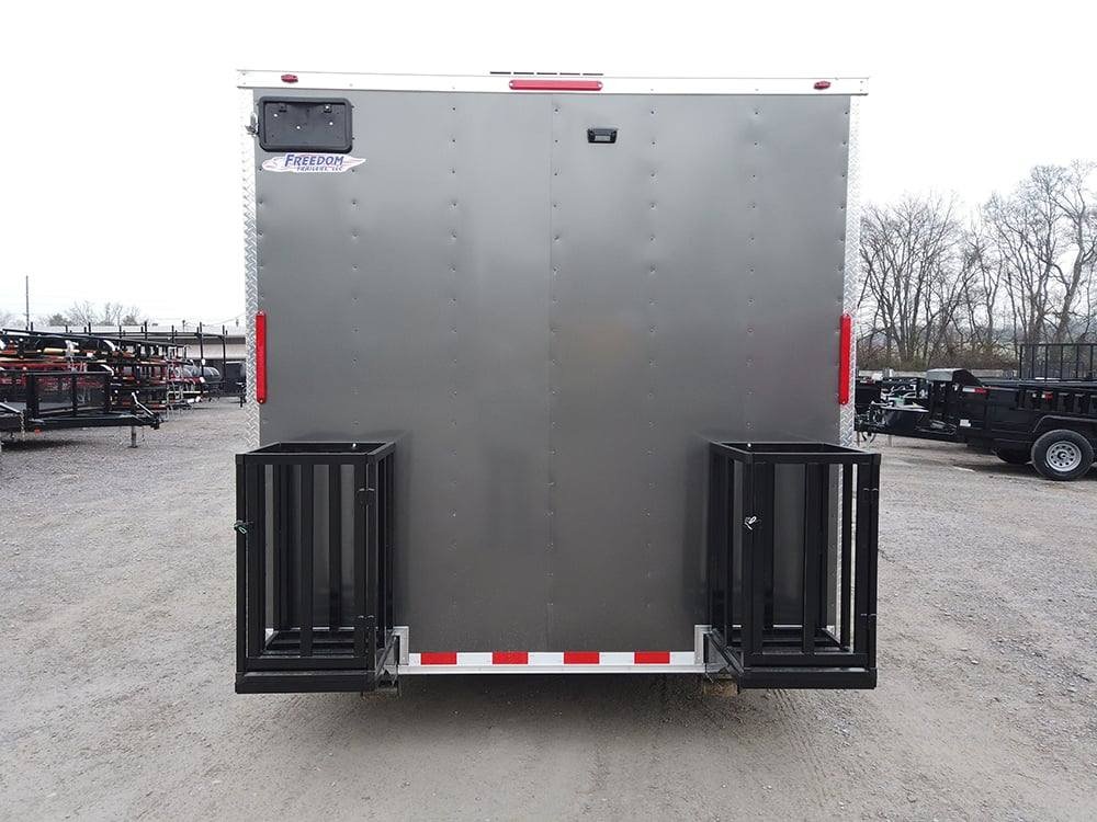 8.5′ x 24′ Charcoal Grey Food Vending Concession Trailer — photo 15