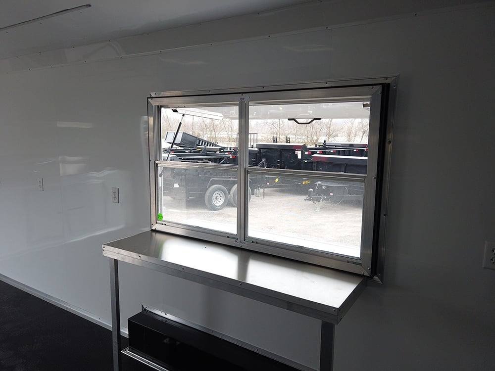 8.5′ x 24′ Charcoal Grey Food Vending Concession Trailer — photo 7