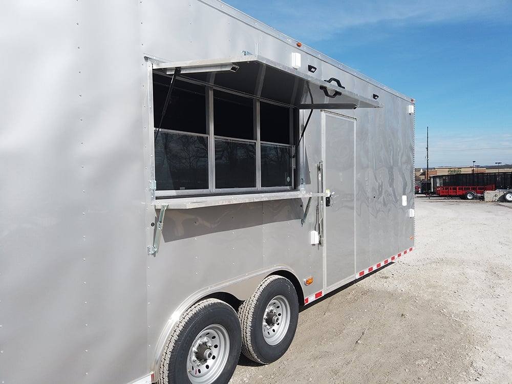 8.5′ x 26′ Silver Frost Concession Food Trailer — photo 2