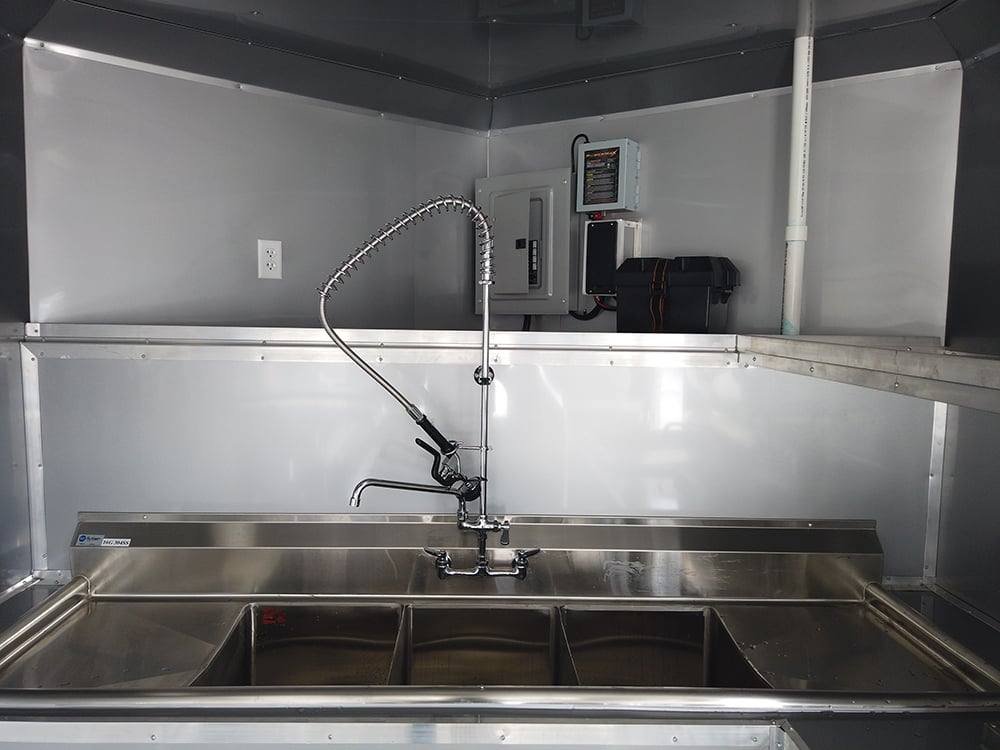 8.5′ x 26′ Silver Frost Concession Food Trailer — photo 11