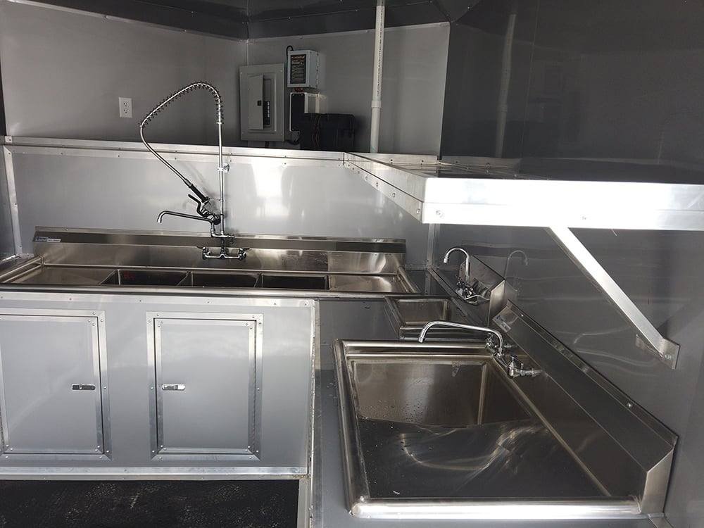 8.5′ x 26′ Silver Frost Concession Food Trailer — photo 9