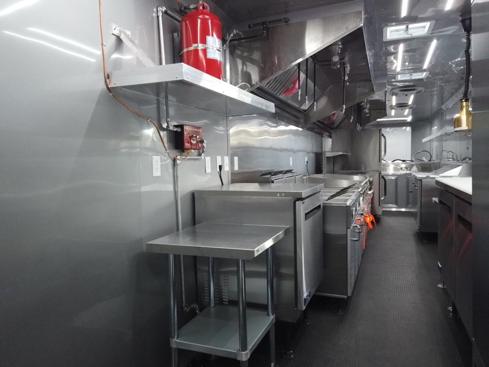 8.5′ x 46′ Cobalt Blue Gooseneck Concession Trailer (Without Appliances) — photo 13