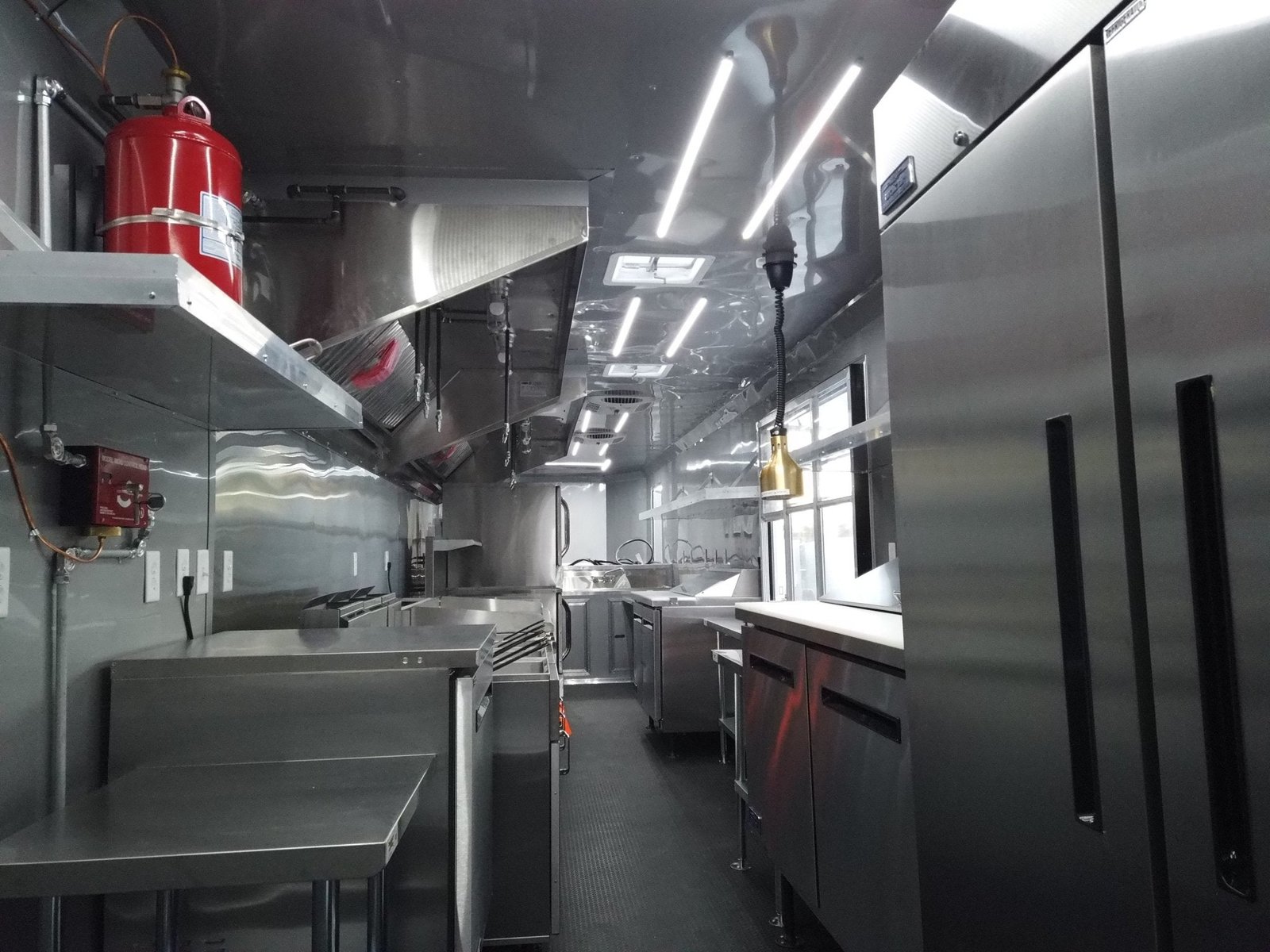 8.5′ x 46′ Cobalt Blue Gooseneck Concession Trailer (Without Appliances) — photo 15