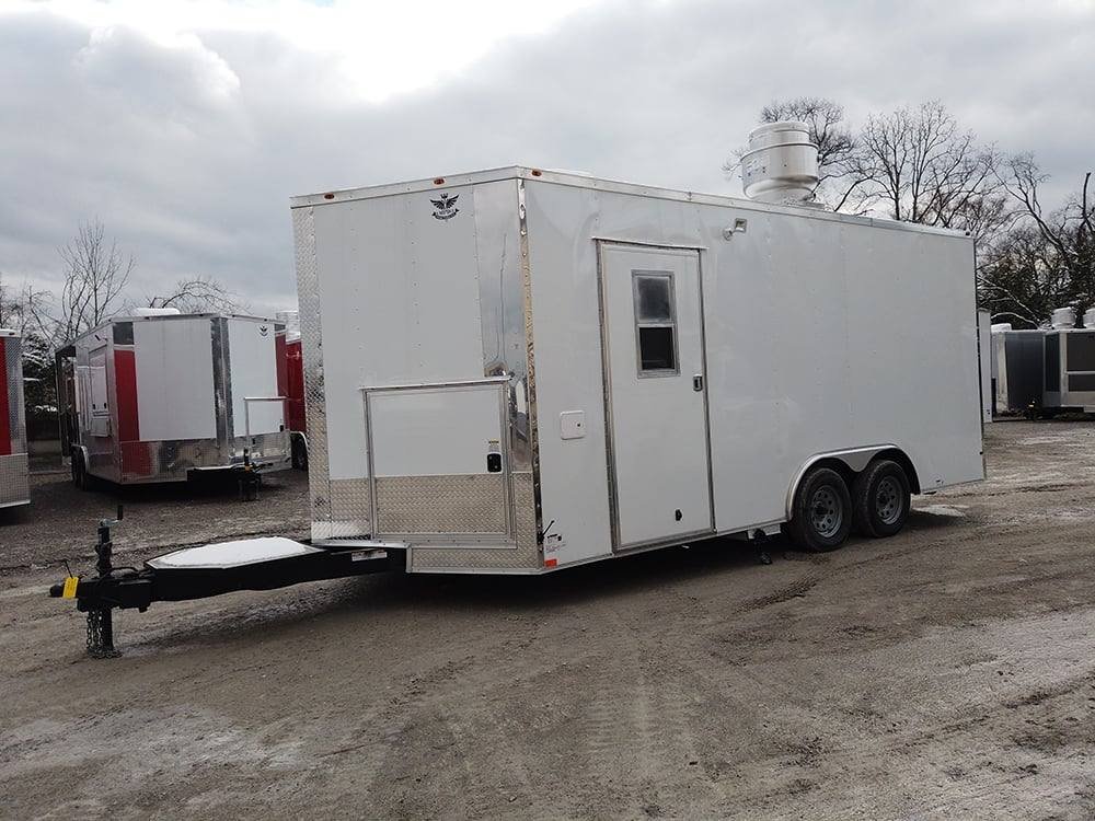 8.5′ x 18′ White Concession Food Trailer with Appliances — photo 13
