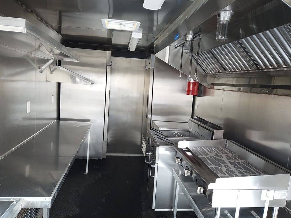8.5′ x 18′ White Concession Food Trailer with Appliances — photo 4