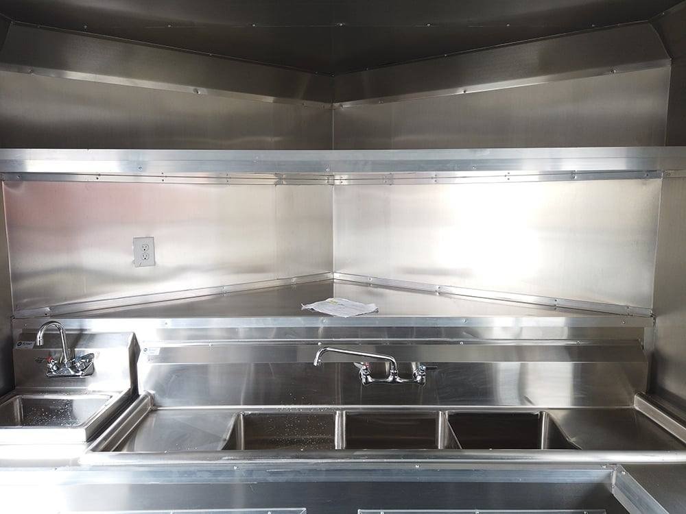 8.5′ x 18′ White Concession Food Trailer with Appliances — photo 10