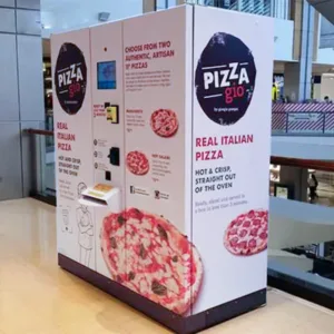 Used outdoor pizza oven vending machine, weatherproof high-demand build