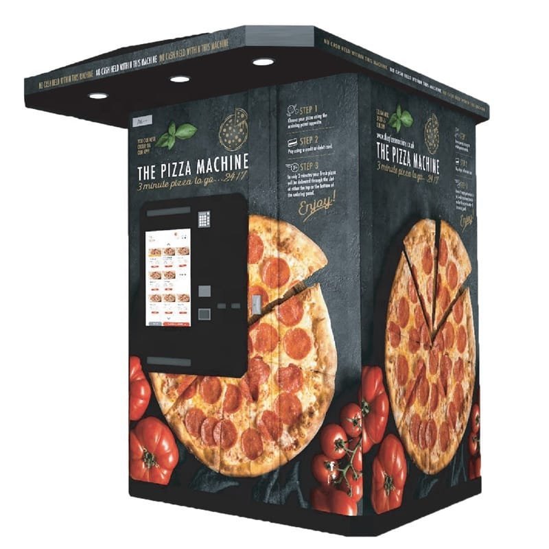 download-17.jpg Used outdoor pizza vending machine, weatherproof self-service hot pizza
