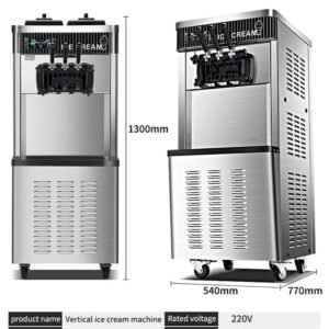 Used commercial soft serve ice cream machine, twin-twist countertop unit - view 3