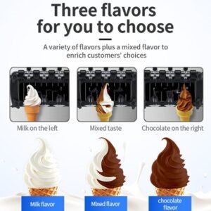 Used commercial soft serve ice cream machine, twin-twist countertop unit - view 4