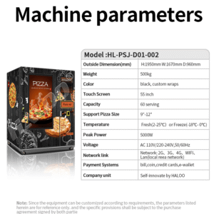 Used self-service pizza vending machine, fully automated hot pizza - view 2