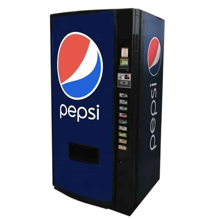 drink-machine.jpg Refurbished Dixie Narco 501E soda vending machine, high-volume can and bottle - view 2