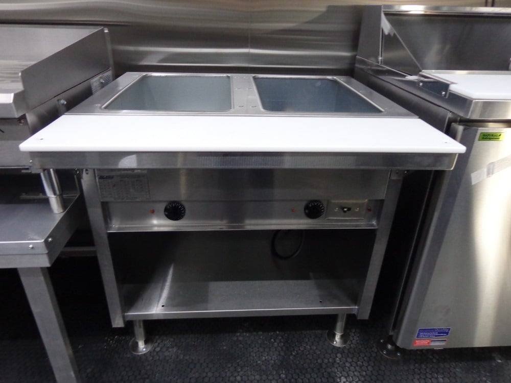 8.5′ x 30′ Orange Flat Nose Food Concession Trailer With Appliances — photo 5