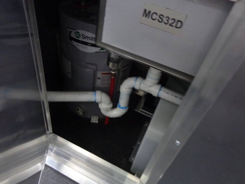 8.5′ x 30′ Orange Flat Nose Food Concession Trailer With Appliances — photo 10