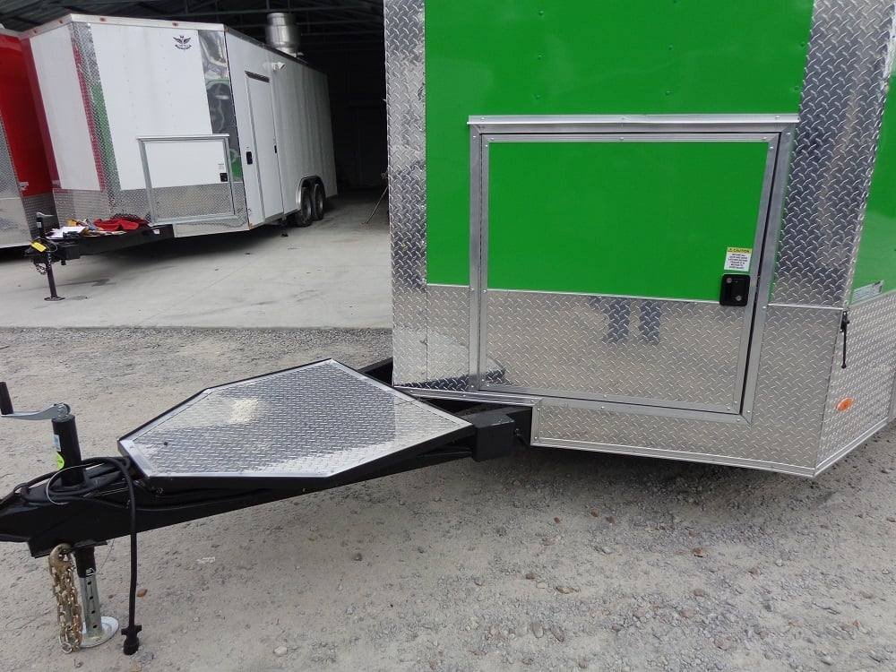 8.5′ x 18′ Lime Green Concession Food Trailer With Appliances — photo 15