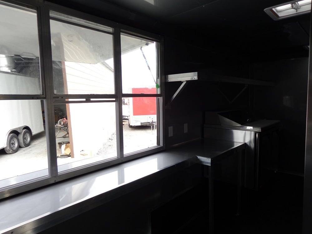 8.5′ x 18′ Lime Green Concession Food Trailer With Appliances — photo 5