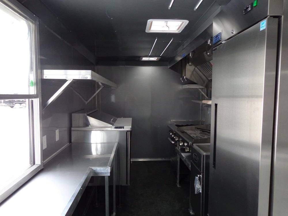 8.5′ x 18′ Lime Green Concession Food Trailer With Appliances — photo 9