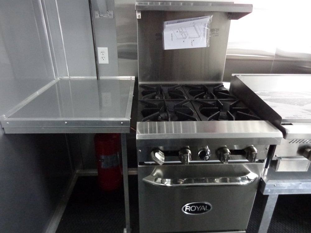 8.5′ x 18′ Lime Green Concession Food Trailer With Appliances — photo 4
