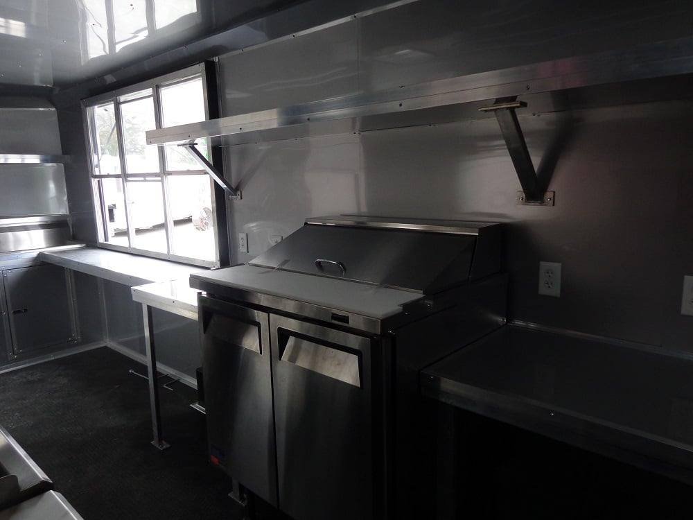 8.5′ x 18′ Lime Green Concession Food Trailer With Appliances — photo 6