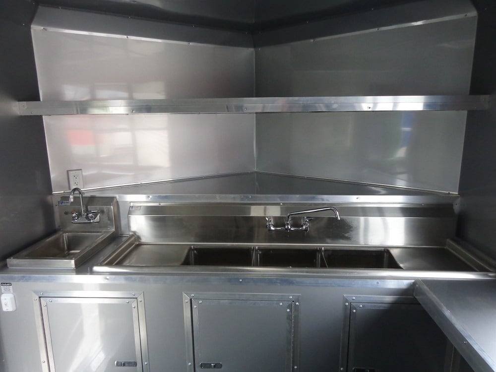 8.5′ x 18′ Lime Green Concession Food Trailer With Appliances — photo 3