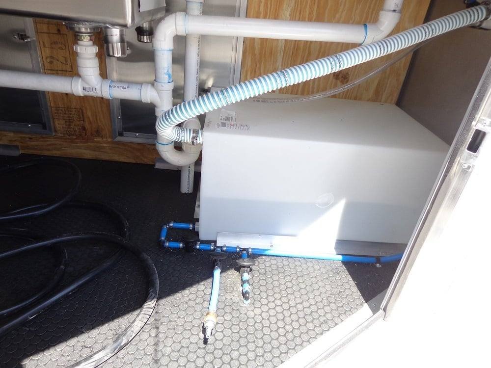 8.5′ x 20′ White Concession Food Trailer With Appliances — photo 3