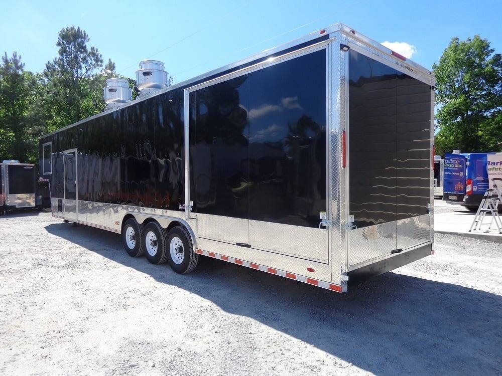 8.5′ x 43′ Gooseneck Concession BBQ Event Food Trailer — photo 4