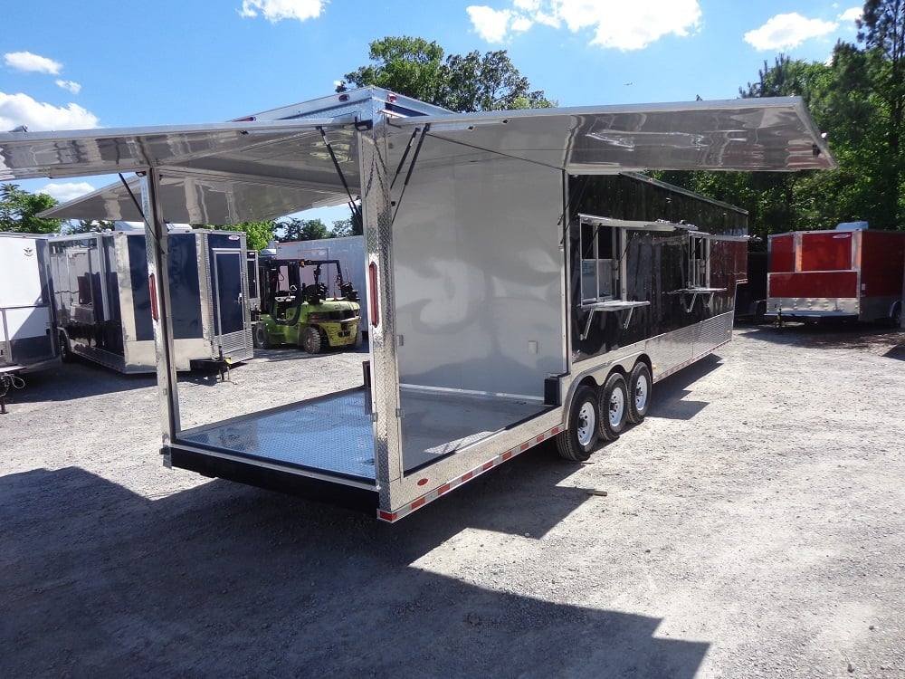 8.5′ x 43′ Gooseneck Concession BBQ Event Food Trailer — photo 11