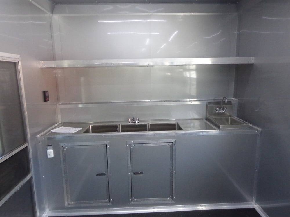 8.5′ x 43′ Gooseneck Concession BBQ Event Food Trailer — photo 15