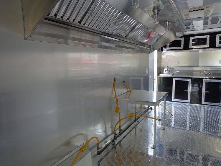 Concession Trailer 8.5’x30′ Food Event Catering BBQ Smoker (Black) — photo 5