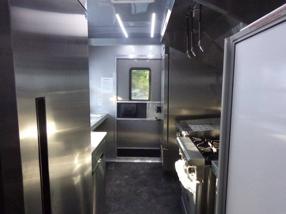8.5′ x 22′ Flat Front Red Concession Porch Style Trailer With Appliances — photo 10