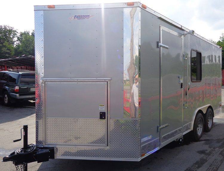 Concession Trailer 8.5′ x 16′ Silver Frost Vending Catering — photo 11