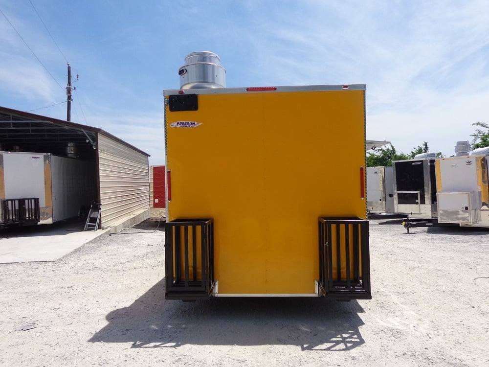8.5′ x 16′ Yellow Food Concession Trailer — photo 12