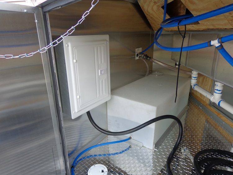 Concession Trailer 8.5′ x 16′ Silver Frost Vending Catering — photo 10