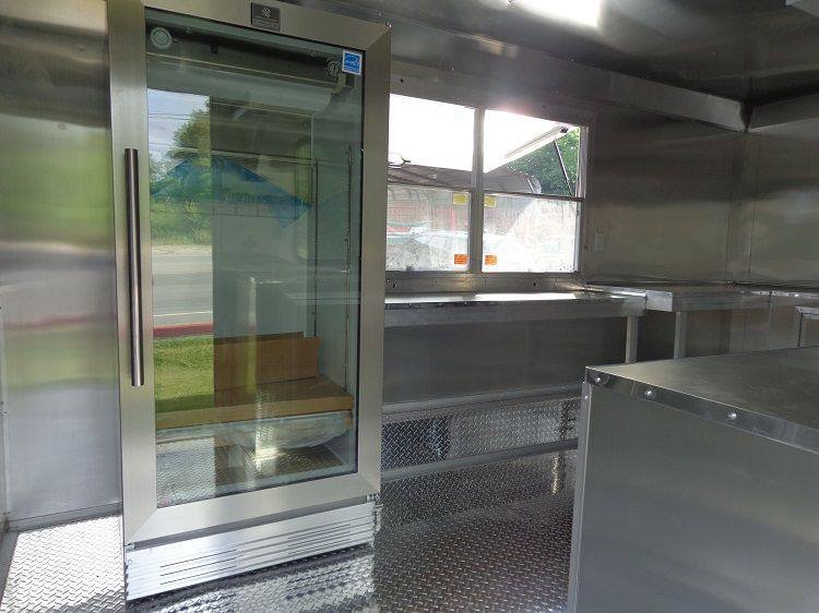 Concession Trailer 8.5′ x 16′ Silver Frost Vending Catering — photo 12