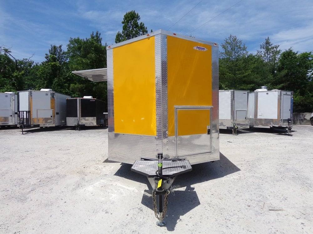 8.5′ x 16′ Yellow Food Concession Trailer — photo 3