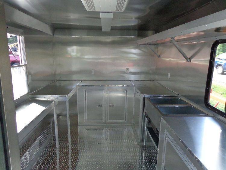 Concession Trailer 8.5′ x 16′ Silver Frost Vending Catering — photo 15