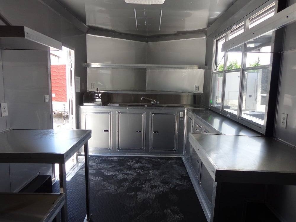 8.5′ x 16′ Yellow Food Concession Trailer — photo 14