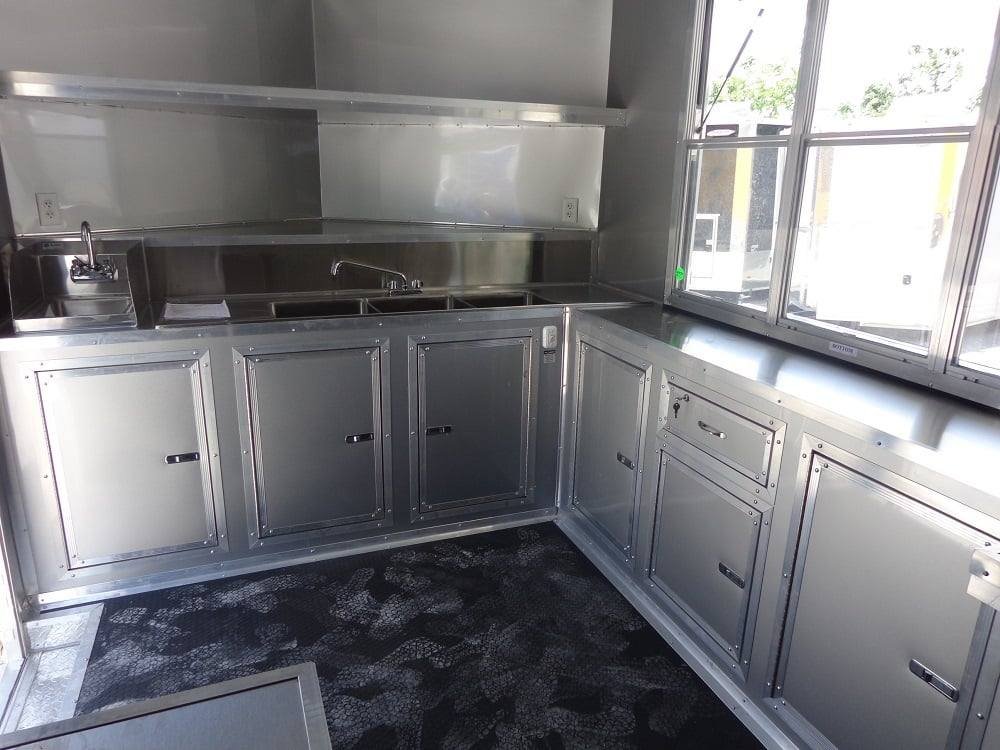 8.5′ x 16′ Yellow Food Concession Trailer — photo 13