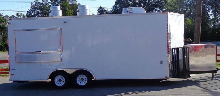 Concession Trailer 8.5’x20′ White – Catering Food Vending Event — photo 2