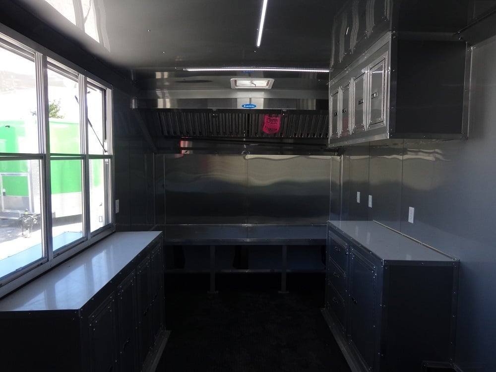 8.5′ x 18′ Penske Yellow Concession Food Trailer — photo 3