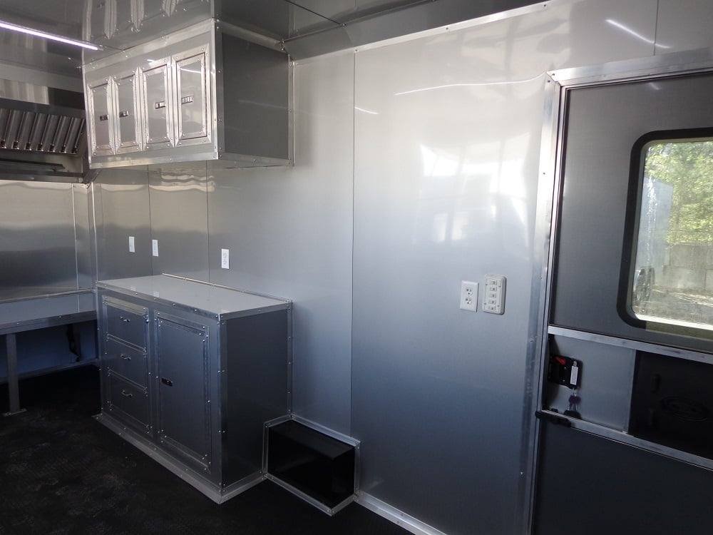 8.5′ x 18′ Penske Yellow Concession Food Trailer — photo 10