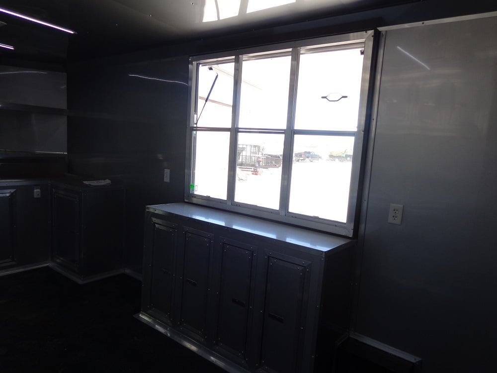 8.5′ x 18′ Penske Yellow Concession Food Trailer — photo 7